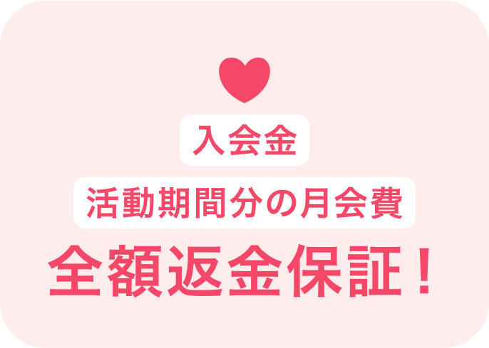 全額返金保証